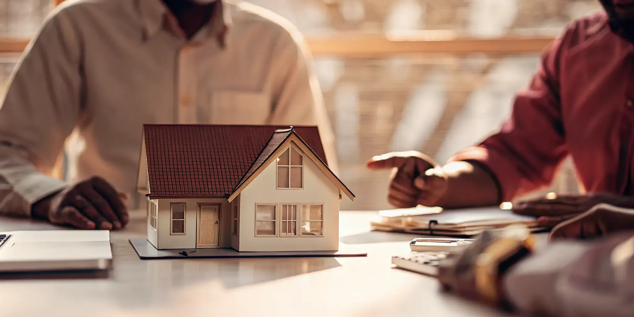Texas real estate investor discussing DSCR loan requirements with a mortgage advisor